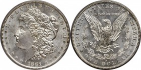 Morgan Silver Dollar

1881-S Morgan Silver Dollar. MS-65 (PCGS). OGH.

PCGS# 7130. NGC ID: 2549.
