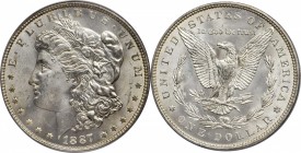 Morgan Silver Dollar

1887 Morgan Silver Dollar. MS-65 (PCGS). OGH.

PCGS# 7172. NGC ID: 254Y.