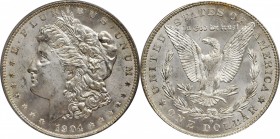 Morgan Silver Dollar

1904-O Morgan Silver Dollar. MS-65 (PCGS). OGH.

PCGS# 7292. NGC ID: 256V.
