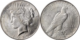 Peace Silver Dollar

1927-S Peace Silver Dollar. MS-63 (PCGS). CAC. OGH.

PCGS# 7372. NGC ID: 257U.