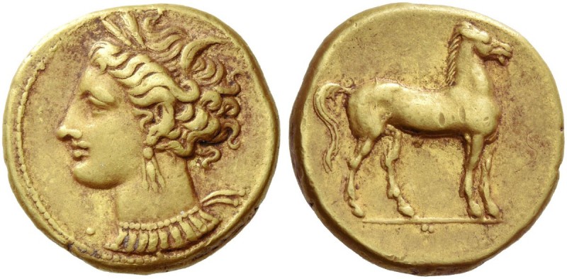 The Carthaginians in Sicily and North Africa. Stater, Carthago (?) circa 310-290...
