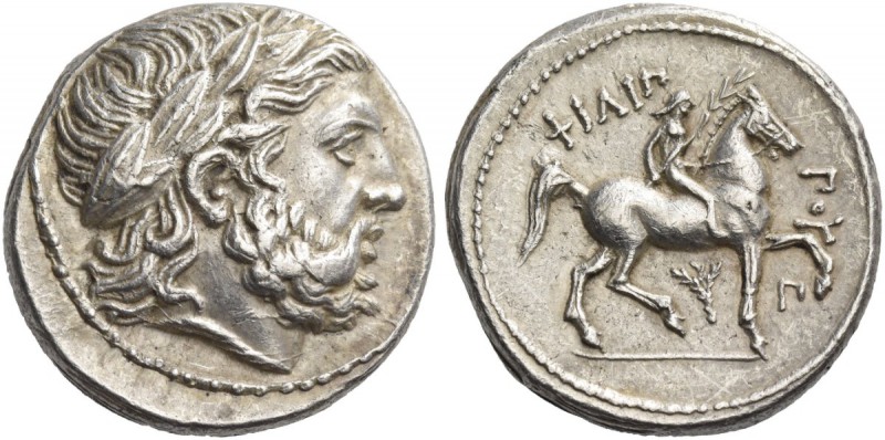 Kings of Macedonia, Philip II 359 – 336 and posthumous issues. Tetradrachm, Amph...