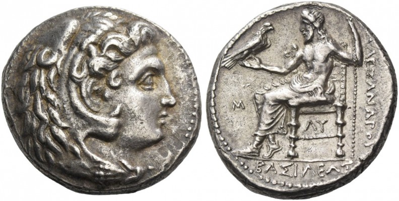 Alexander III, 336-323 and posthumous issues. Tetradrachm, Babylon 323-317, AR 1...