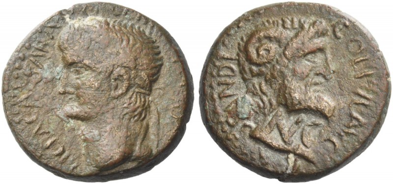 Macedonia, Cassandrea. Claudius, 41-54. Bronze circa 41-54, Æ 9.25 g. TI CLA CAE...