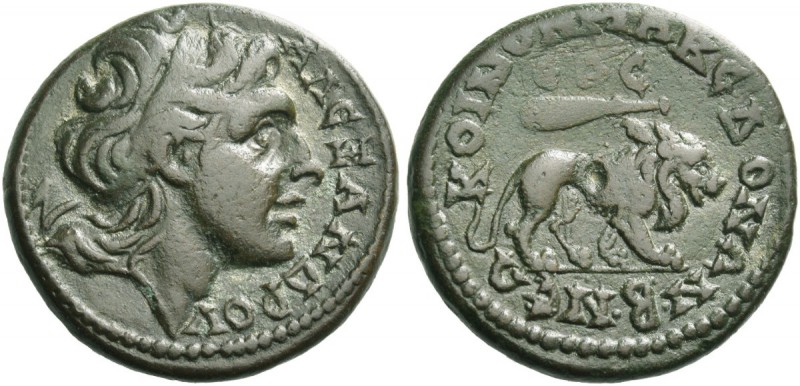 Koinon. Pseudo-autonomous issues. Time of Gordian III. Bronze circa 244, Æ 11.14...