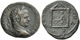 Patrae. Caracalla, 211-217. Assarion circa 214-215, Æ 4.18 g. M AVR ANTONINVS PIVS [AVG GERM] Laureate and cuirassed bust r. withslight drapery. Rev. ...