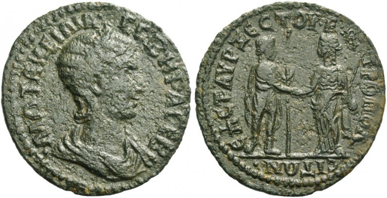 Metropolis. Otacilia Severa, wife of Philip I. Bronze circa 244-249, Æ 7.14 g. M...