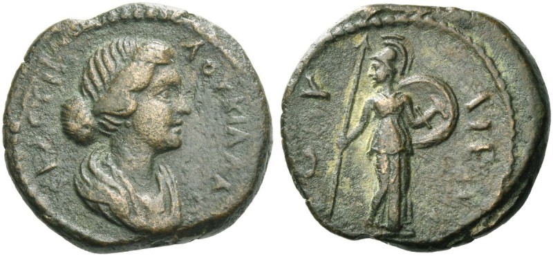 Phocaea. Lucilla, wife of Lucius Verus. Bronze circa 164-169, Æ 6.64 g. ΛOΥΚΙΛΛΑ...