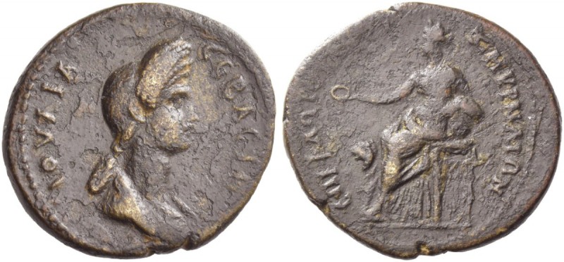 Smyrna. Julia Titi, daughter of Titus. Bronze, L. Mestrius Florus proconsul circ...