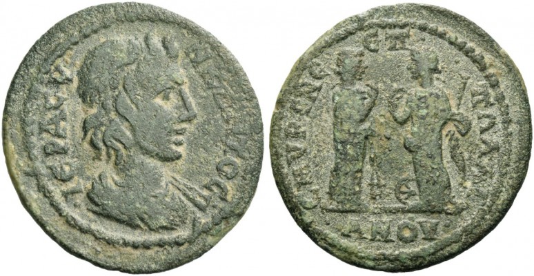 Smyrna. Pseudo-autonomous issues. Time of Gordian III (238-244). Bronze, Pollian...