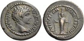 Neapolis ad Harpasum. Marcus Aurelius, 161-180. Bronze circa 161-180, Æ 6.07 g. MAVPHAIOC – AVHPOCKANCA Bare head r. Rev. NEAΠOΛITΩN AVPHΛITON Cult st...