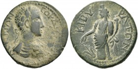 Cibyra. Gordian III, 238-244. Bronze circa 238-244, Æ 8.27 g. AV K M AN – COPΔIA[NOC] Laureate, draped and cuirassed bust r. Rev. KIBV – PATΩN Tyche s...