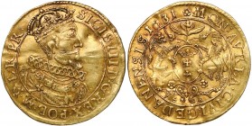 Zygmunt III Waza, Dukat Gdańsk 1631 SB - rozetki - B.RZADKI R7