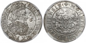 Zygmunt III Waza, Ort Gdańsk 1624 - REXPOL - b.rzadki RRR