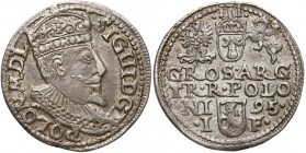 Zygmunt III Waza, Trojak Olkusz 1595 - POLON
