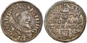 Zygmunt III Waza, Trojak Olkusz 1597 - romby