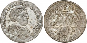 Jan III Sobieski, Szóstak Bydgoszcz 1684 SVP - w zbroi - PIĘKNY R4