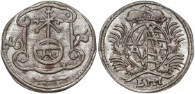 August II Mocny, 3 halerze 1696 EPH, Lipsk