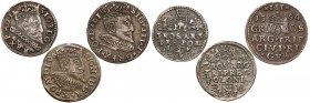Zygmunt III Waza, Trojaki 1594-1600 (3szt)