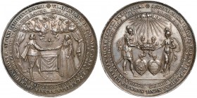 Władysław IV Waza, Medal zaślubinowy (1635 r.) - b.rzadki (Dadler)