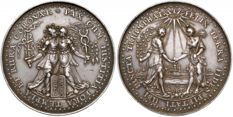 Władysław IV Waza, Medal Rozejm w Sztumskiej Wsi 1635 (1642) (Höhn) Drugi z ofer...