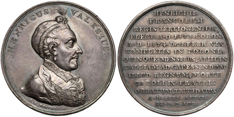 Medal SUITA KRÓLEWSKA - Henryk Walezy Ładny, naturalny stan zachowania. Dużo lus...