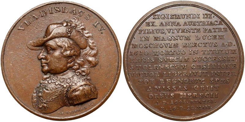 Medal SUITA KRÓLEWSKA - Władysław IV Waza Jeden z najrzadszych medali suity (zap...