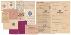 Legitymacje do odznak i dokumenty z okresu 1916-1939 - ppłk. St. Kordziński