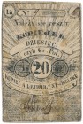 Bielsk, A. Lejb Lent, 10 kopiejek = 20 groszy 1862
