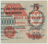 5 groszy 1924 - prawa połowa