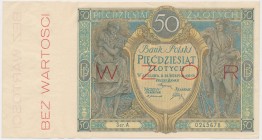 50 złotych 1925 - WZÓR - Ser.A