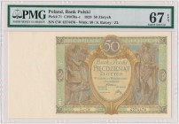 50 złotych 1929 - Ser.CW MAX