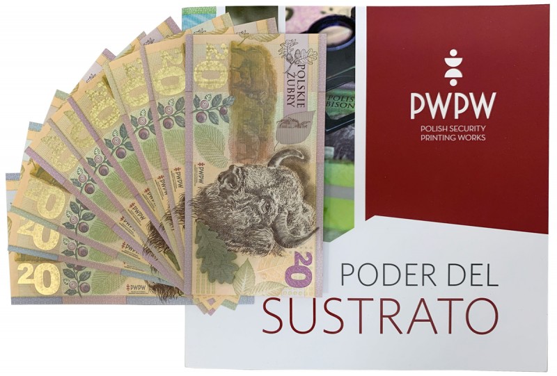 PWPW Żubry 9 szt. - Poder del Sustrato (hiszpański) Folder w języku hiszpańskim....