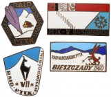 Odznaki z Rajdów Górskich PTTK (4szt)