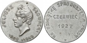 Medal Sprowadzenie zwłok Juliusza Słowackiego 1927 r. - b.rzadki RR