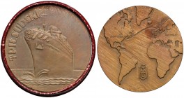 Medal I. podróż statku M/S Piłsudski 1935 r. - Gdynia - Nowy York RR