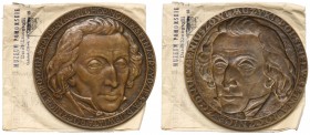 Medal 139. rocznica urodzin Fryderyka Chopina 1949 r. (Gosławski) RR