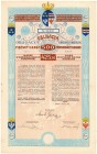 Lwów, Poż. Królestwa Galicyi i Lodomeryi..., Obligacja na 500 koron 1913