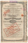 Pierwsza Węgiersko-Galicyjska Kolej Żelazna, Cząstkowa obligacja pierszeństwa na 200 guldenów 1870 - po konwersji