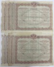 Tow. Drogi Żelaznej Warszawsko-Wiedeńskiej 125 rub 1860 (8szt)