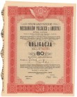 Stowarzyszenie Mechaników Polskich z Ameryki, Obligacja na 80 zł 1938