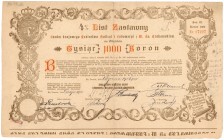 Lwów, Bank Krajowy, 4% List zastawny 1.000 kr 1903