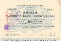 Akcyjny Bank Hipoteczny, Em.13, 100 zł 1926