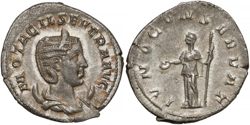 Rome, Otacilla, AR Antoninian - Juno Awers: Popiersie cesarzowej w diademie i dr...
