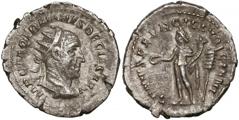 Rome, Traian Decius, AR Antoninian - Genius Rzadko występująca moneta.
 Awers: ...
