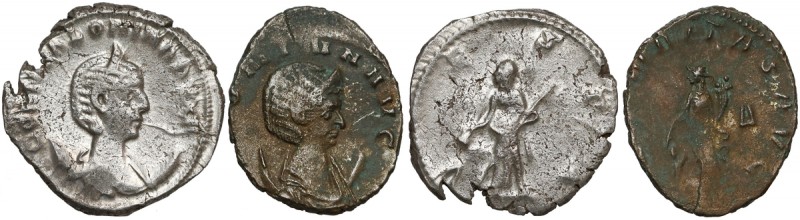 Roman Empire, Salonina, Antoninian, Lot (x2) W skład zestawu wchodzą dwa antonin...
