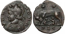 Constantine I, Follis, Lugdunum (330/331) - Urbs Roma R2