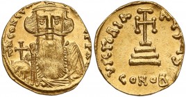 Constans II, Solidus, Constantinople