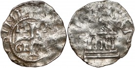 Niemcy, Kolonia, Konrad II i Pilgrim (1027-1036), Denar - PILIGRIM