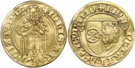 Deutschland, Mainz, Johann II von Nassau, Goldgulden Hoechst (1
